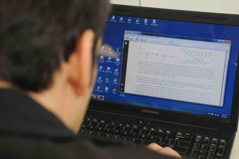 Computer Science students in the lab